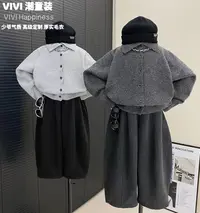VIVI童装【慵懒少爷】2025秋冬亲子装中大童柔软保暖内搭外穿毛衣