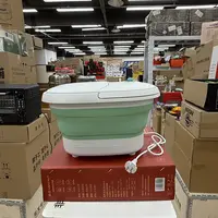 按摩定时可折叠连体结构P5足浴器两用泡澡足浴盆脸盆cj