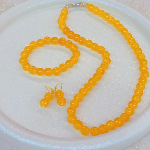 新款妈妈装三件套项链手链耳环一套