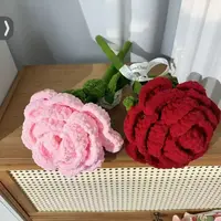 教师节纯手工钩织成品巨无霸向日葵花束