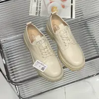 W6258146春季新款时尚舒适简约厚底单鞋舒适休闲鞋法式鞋子女