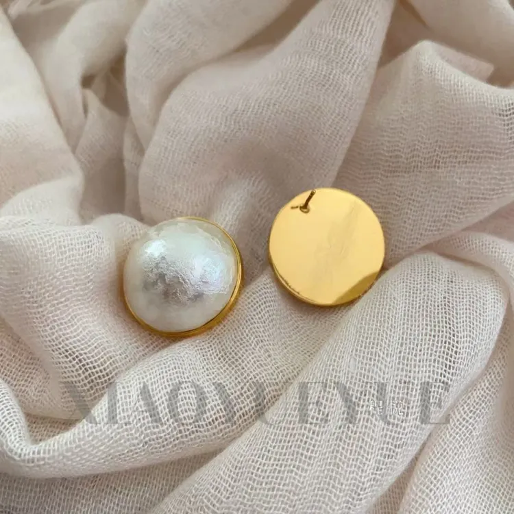 铜合金耳饰 程悦夫妇【新品】A-02222原创设计欧美风百搭个性耳环