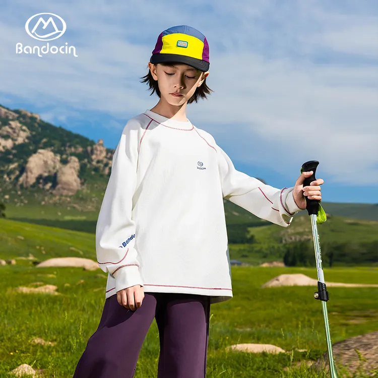 BANDOCIN/半度闲男童运动上衣春秋款洋气新款儿童秋季打底衫T恤