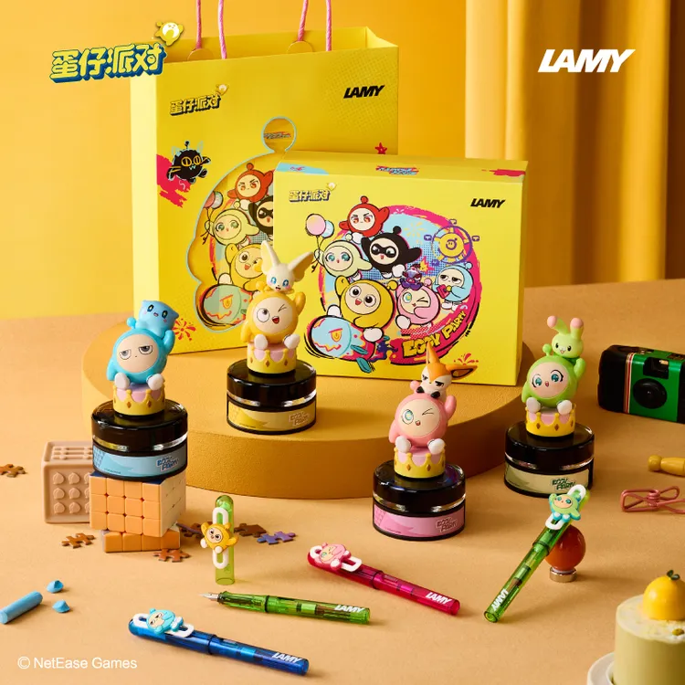 LAMY/凌美 蛋仔派对联名钢笔礼盒 儿童正姿书写练字笔