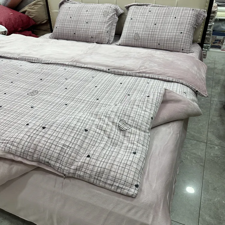 满满爱家纺 全消光牛奶绒四件套跑量款清洗后不售后