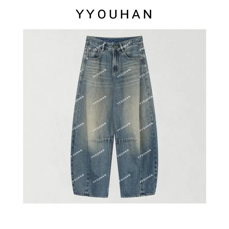 欧尼私服2025初秋【加州牛仔】腔调水洗显瘦百搭牛仔裤2508C4721