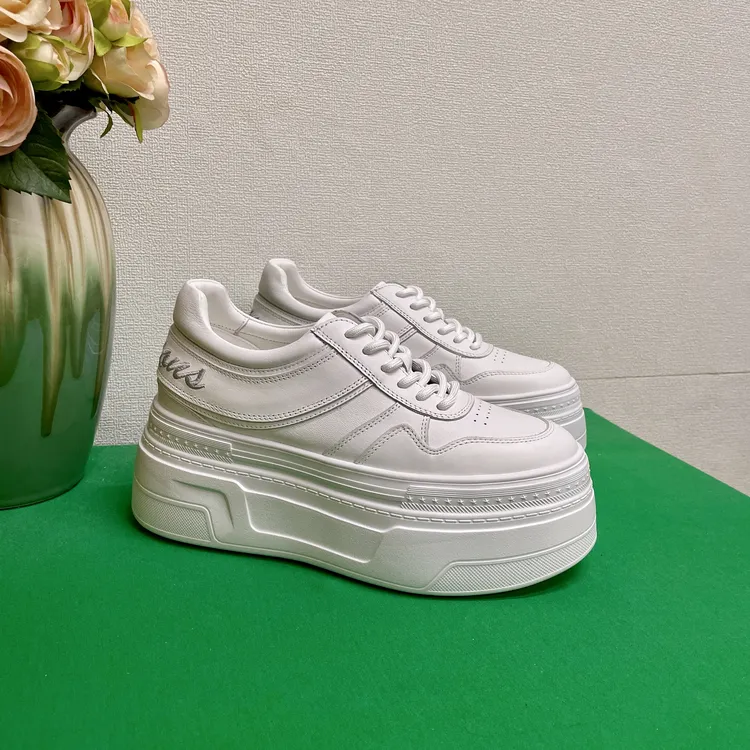 女款小个子鞋子白色增高小白鞋防滑休闲鞋百搭厚底松糕鞋时尚韩版