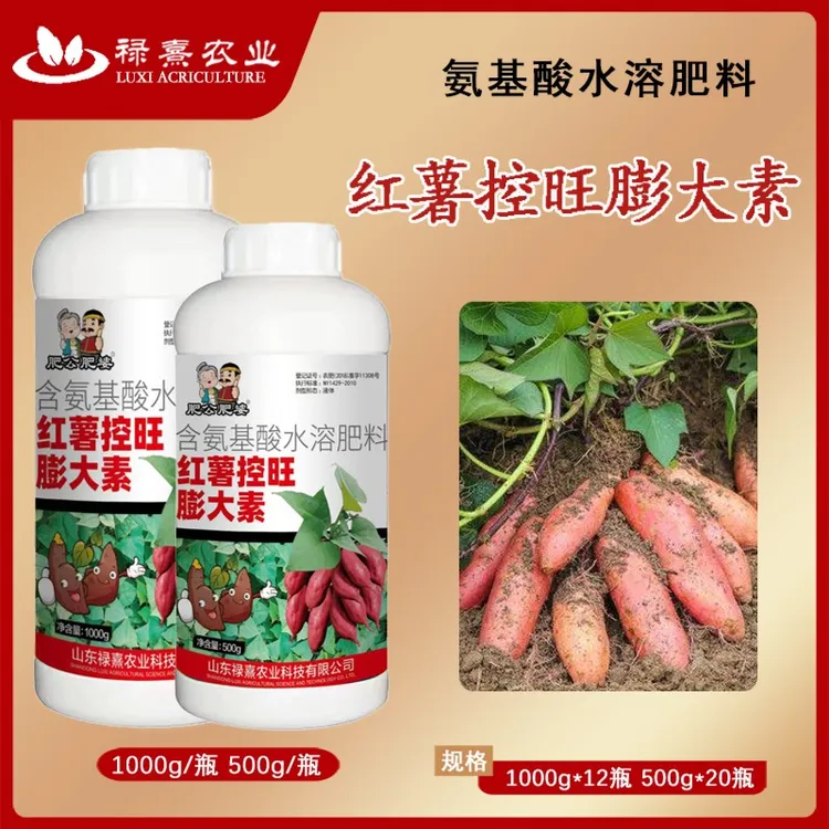 【肥公肥婆】红薯专用控旺膨大素表面光滑预防畸型防裂果高产农肥
