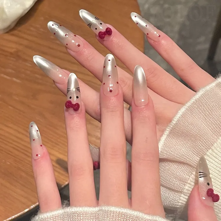 【丝绒kt】穿戴穿戴甲片2025新款高级感美甲穿戴甲片美甲专用甲片