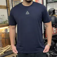 冰丝凉感莫代尔短袖薄款休闲美式复古印花简约款圆领男士t恤1015