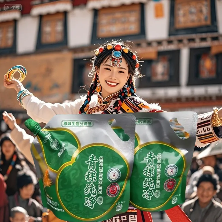 贵兆德52°青稞纯净酒把高原的纯净装进你的行囊52度500ml