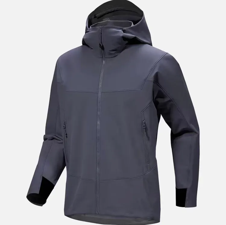 【加绒软壳压胶冲锋衣】防风防水男女同款外套秋冬季连帽户外运动