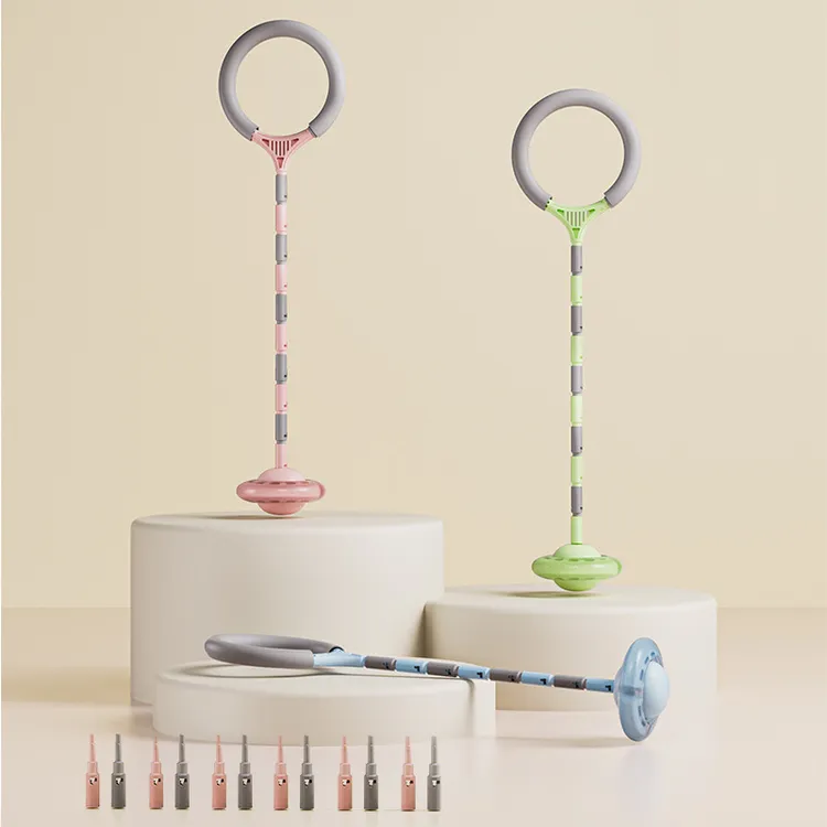 跳跳环套脚圈闪光跳跳球大人用夜光儿童套脚呼啦圈单脚跳运动环球