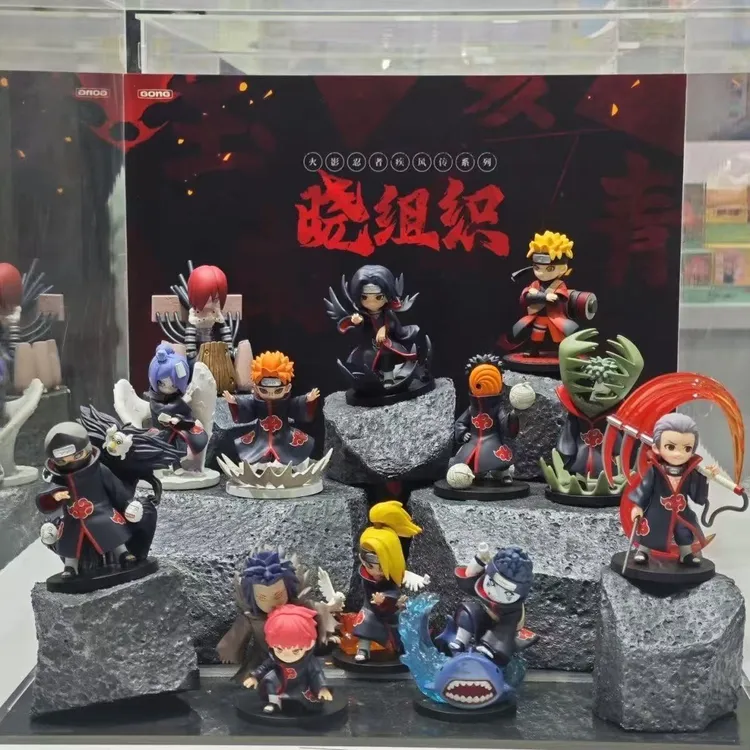 【新品】正版火影忍者疾风传大战晓组织系列盲盒潮玩手办礼物