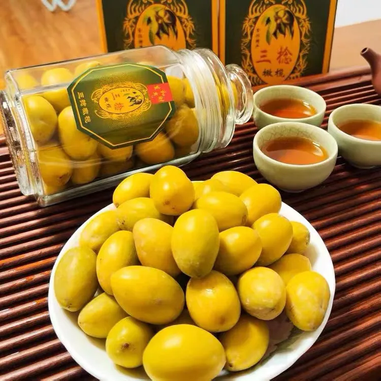 潮汕金灶新鲜现摘三捻橄榄三棱橄榄甘香回甘百年老树丛更香
