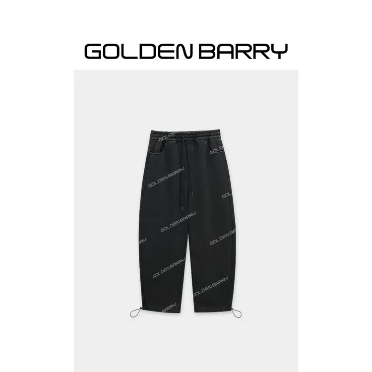 GOLDENBARRY|522010启明洗水色镰刀裤男