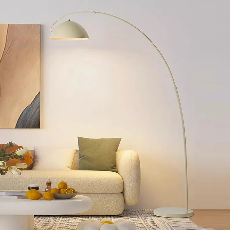 奶油风钓鱼灯落地灯客厅北欧轻奢沙发边卧室落地台灯网红氛围灯