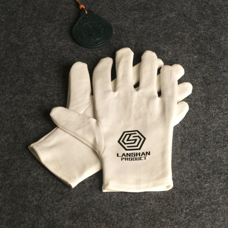 岚山 35g纯棉文玩手套抛光打底包浆神器舒适亲肤星月凤眼核桃猴头