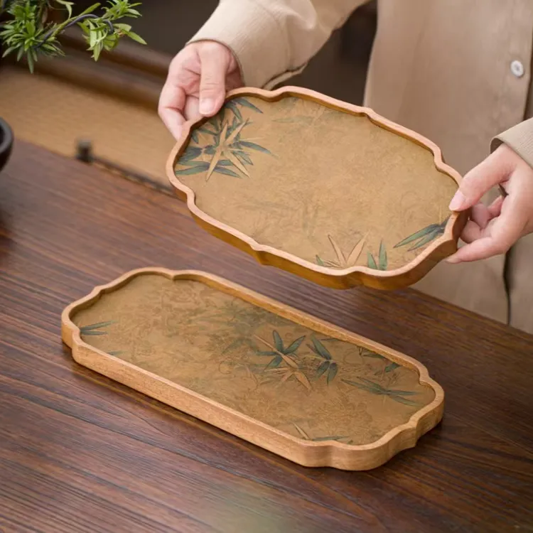 莲舟胡桃木干泡茶盘2025新款桌面专用个人家用小型中式实木茶具