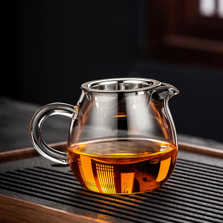 公道杯玻璃高档2025新款茶漏一体冲泡分茶器小青柑专用泡茶壶加厚