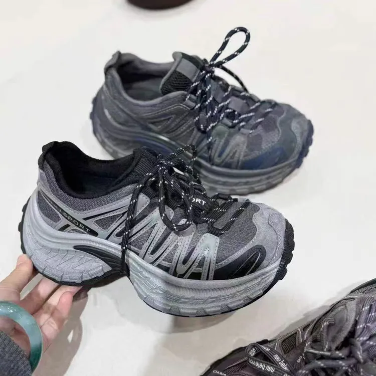 老爹鞋厚底增高防滑加绒时尚休闲鞋百搭秋冬女鞋潮