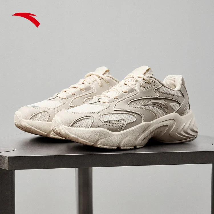 安踏溯年丨复古跑鞋夏季潮流百搭休闲运动鞋经典厚底增高休闲鞋