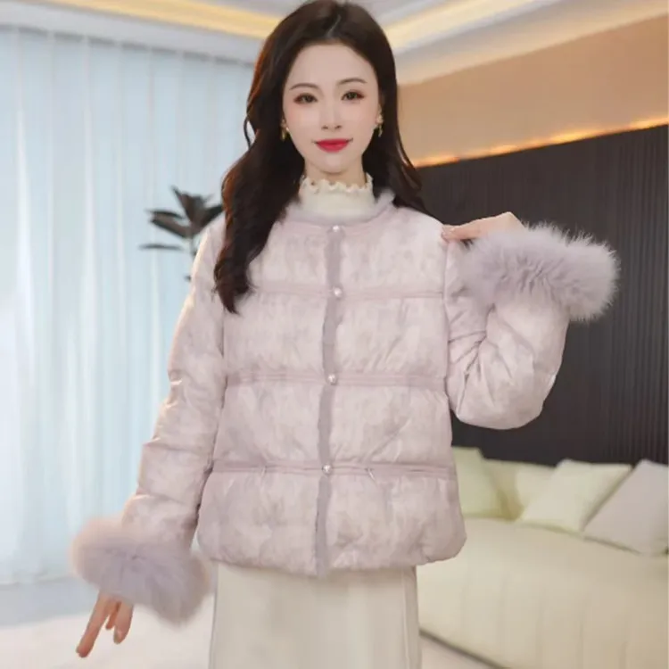 【羽绒服】五防免洗冬季白鸭绒羽绒服百搭新款时尚气质保暖外套