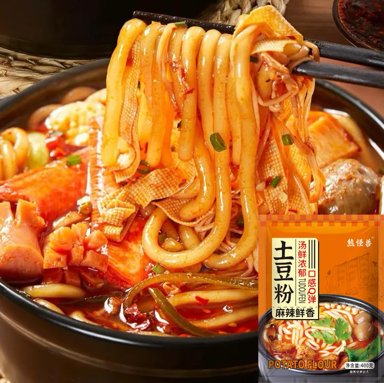 【10袋！】熊怪兽砂锅土豆粉400g*10袋麻辣鲜香Q