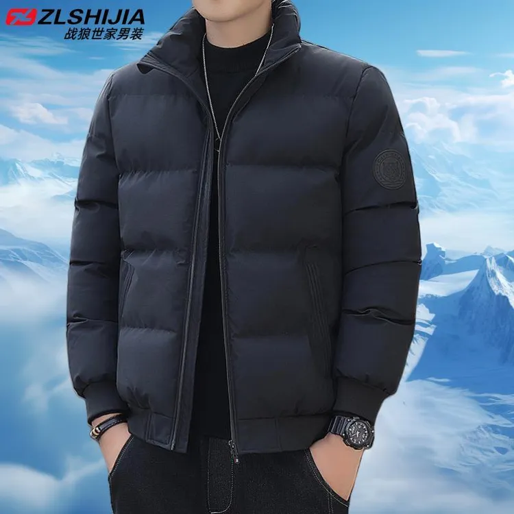 战狼世家秋冬立领棉服运动保暖休闲连帽长袖时尚棉衣棉袄冬季青年