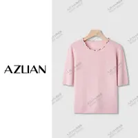 高级时尚舒服柔软圆领羊绒针织毛衣上衣女 PX-2009