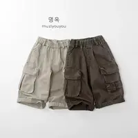 儿童工装裤2025秋季新品男女童韩版百搭休闲棉质工装长裤my25199