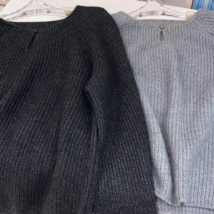 浣熊绒时尚百搭休闲毛衫