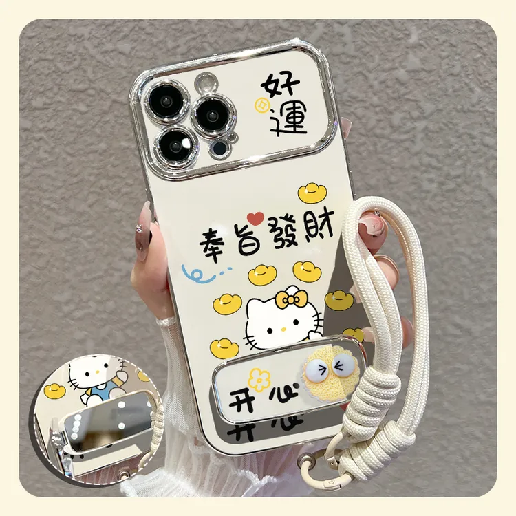 【苹果/华为/vivo/oppo/小米】适用奉旨猫咪大视窗手机壳硅胶防摔女