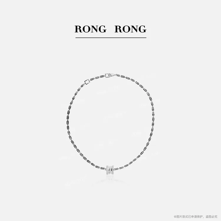 溶溶 铜合金项链 RONGRONG 星河光影锆石高级感项链D202504231003