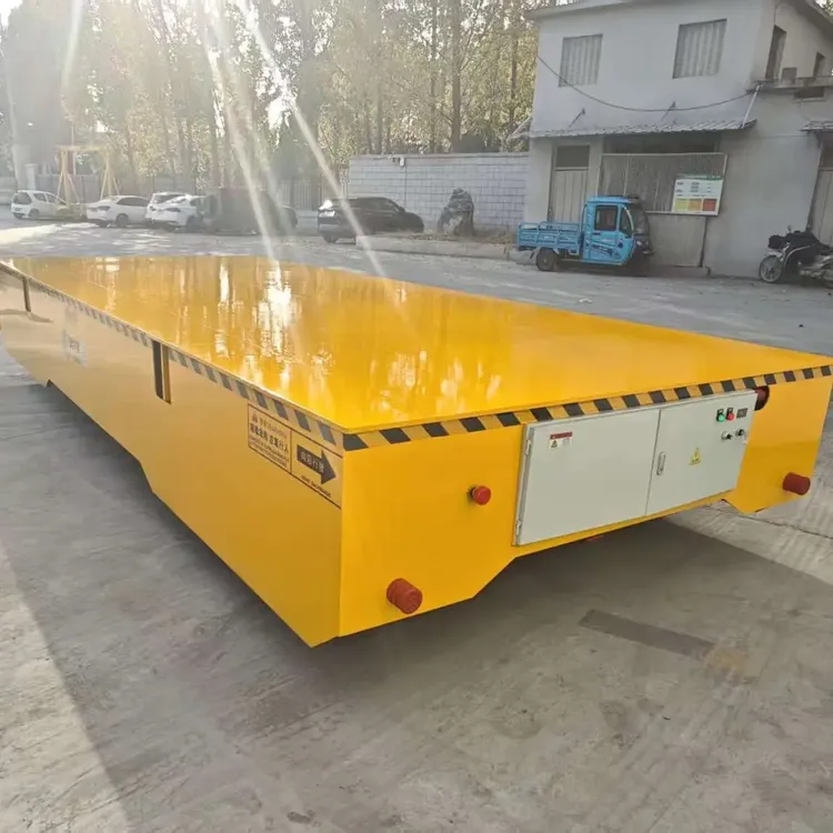 无轨地平车蓄电池轨道平车升降智能电动平板车装车卸货神器商品图