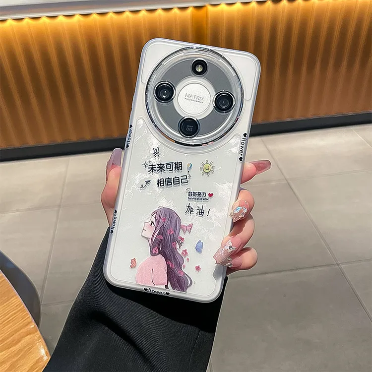 公主范适用荣耀x70手机壳荣耀x70i硅胶时尚小清新女款网红全包套