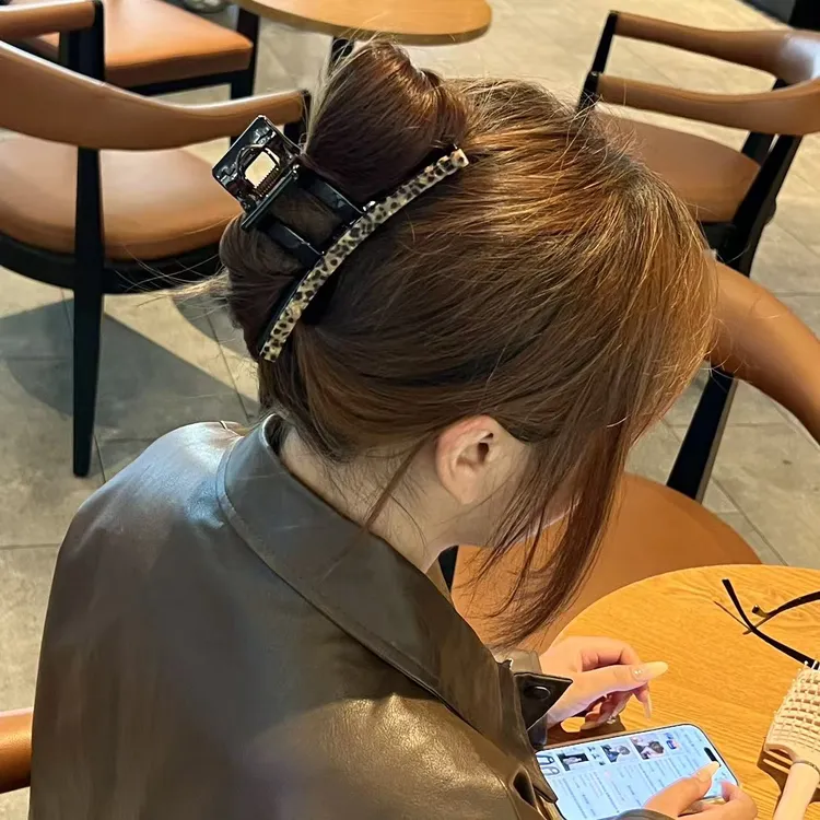 MIMILINE法式休闲风千金风发夹网红简约女抓夹ins发卡日韩