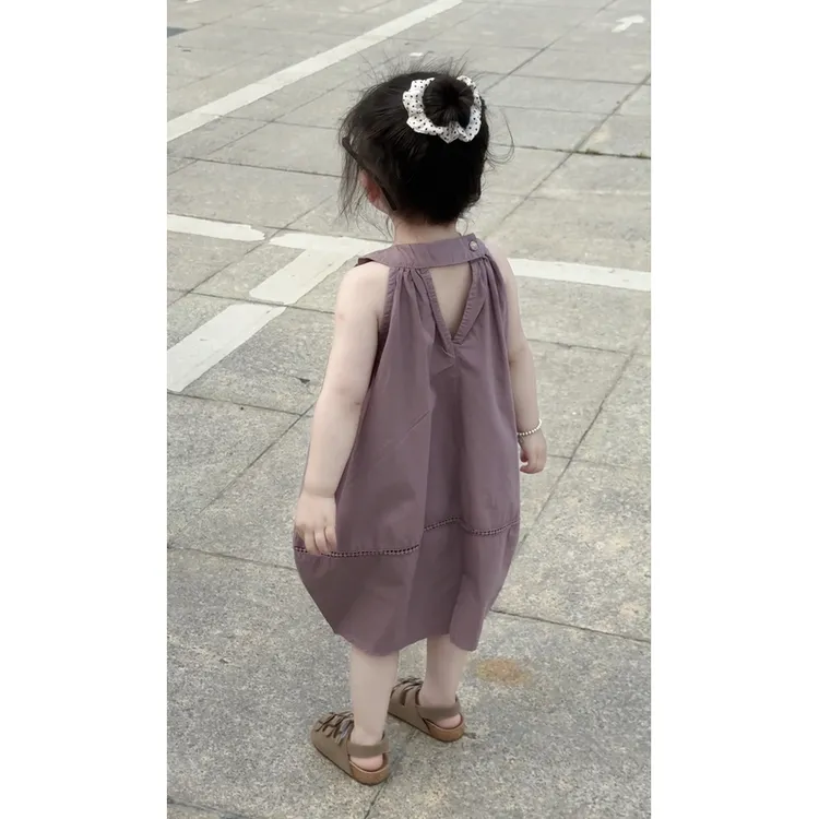 女童韩系连衣裙夏装2025新款女宝宝洋气裙子小童儿童时尚夏季薄款