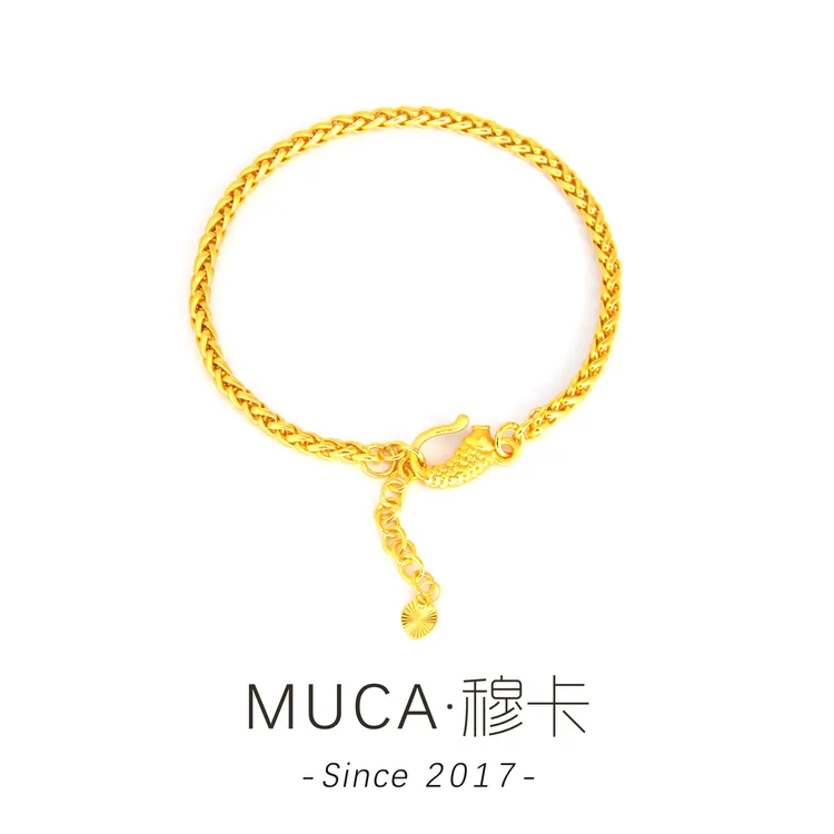 【锦鲤】 镀K金 精致轻奢百搭款高级小锦鲤手链A3539