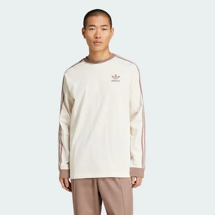 Adidas阿迪达斯男子休闲潮流长袖T恤JN7022