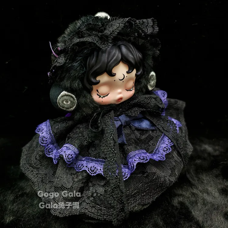 紫蝶幻夜【sp不眠剧场星夜之眸叨叨恶犬爆款娃衣头饰套装】不含娃