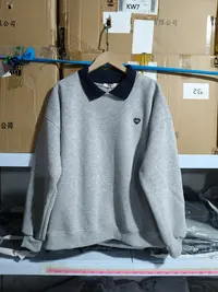 韩系Polo领冬季2025爆款爱心假两件加绒卫衣宽松软糯女（091-L）