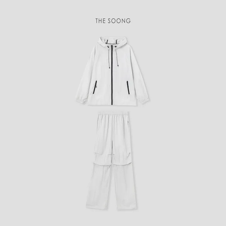 THESOONG|"蛋壳套装"极简轻盈顺滑感无性别松弛套装7007/7330