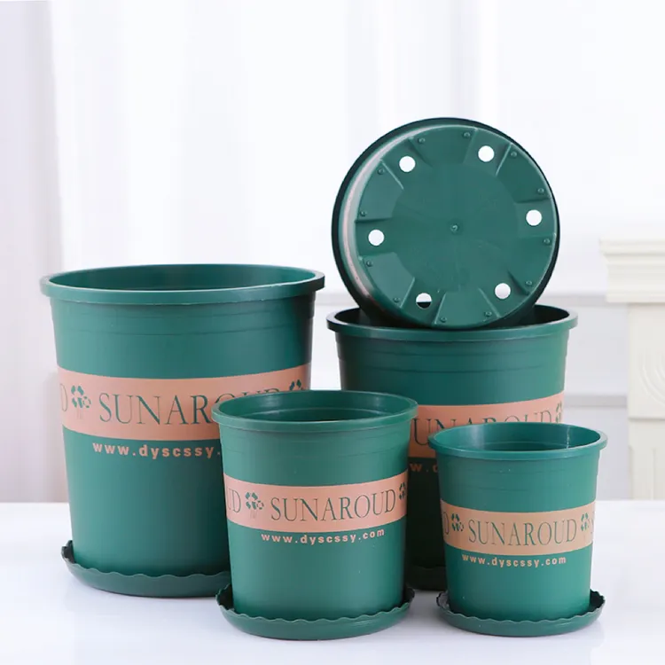 加仑盆花盆大号加厚蓝莓玫瑰月季绣球透气树脂环保耐用塑料大花盆