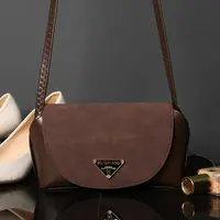 简约百搭！高级感小方包时尚单肩皮革包斜挎女包 23*7*12CM 0347