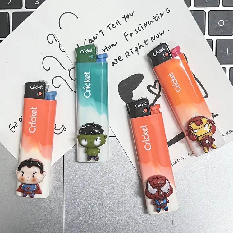 草猛耐用防爆一次性砂轮打火机可爱正品个性公仔创意适合情侣礼物