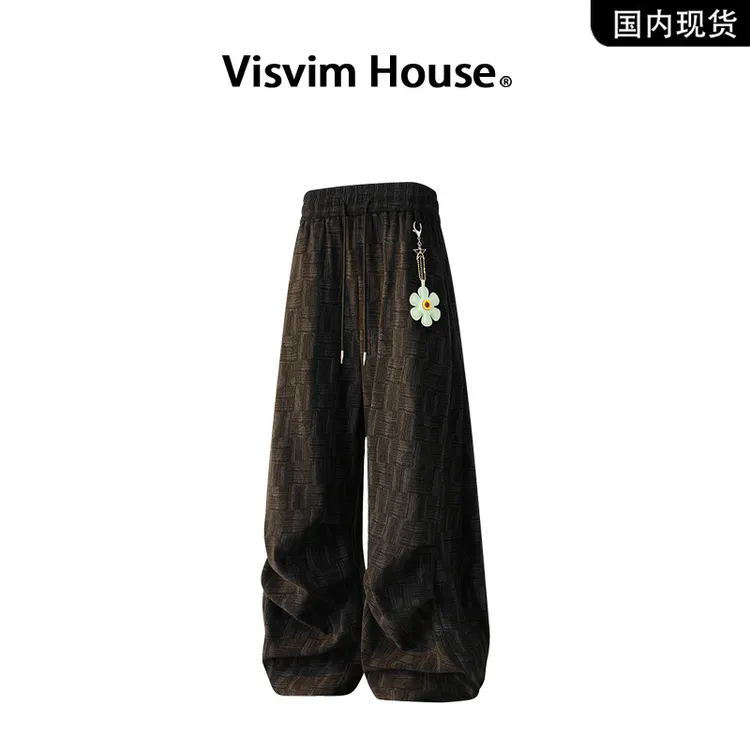 【品牌现货撤柜】VISVIM WINGS春秋季新款潮牌垂感褶皱宽松休闲裤男