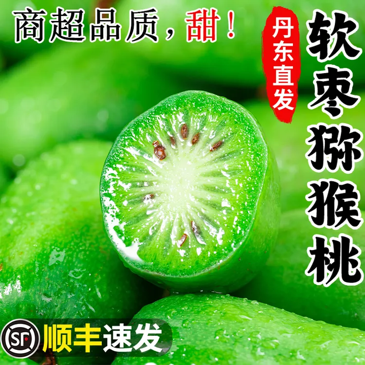 【顺丰包邮】正宗丹东软枣猕猴桃中秋水果新鲜东北圆枣子小奇异莓果