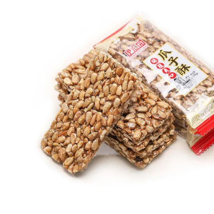 香脆芝麻瓜子酥小包装怀旧葵花籽仁糖酥片饼零食