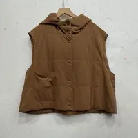FL工字型款连帽秋冬拼接宽松型马夹【4585】